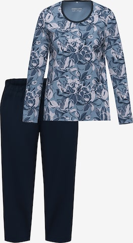 Ammann Pyjama 'Night & Home' in Blau: Vorderseite