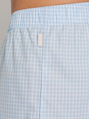 Hanro - Boxers ' Fancy Woven ' em azul