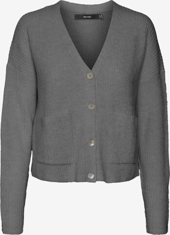 VERO MODA Strickjacke 'MILI' in Grau: predná strana