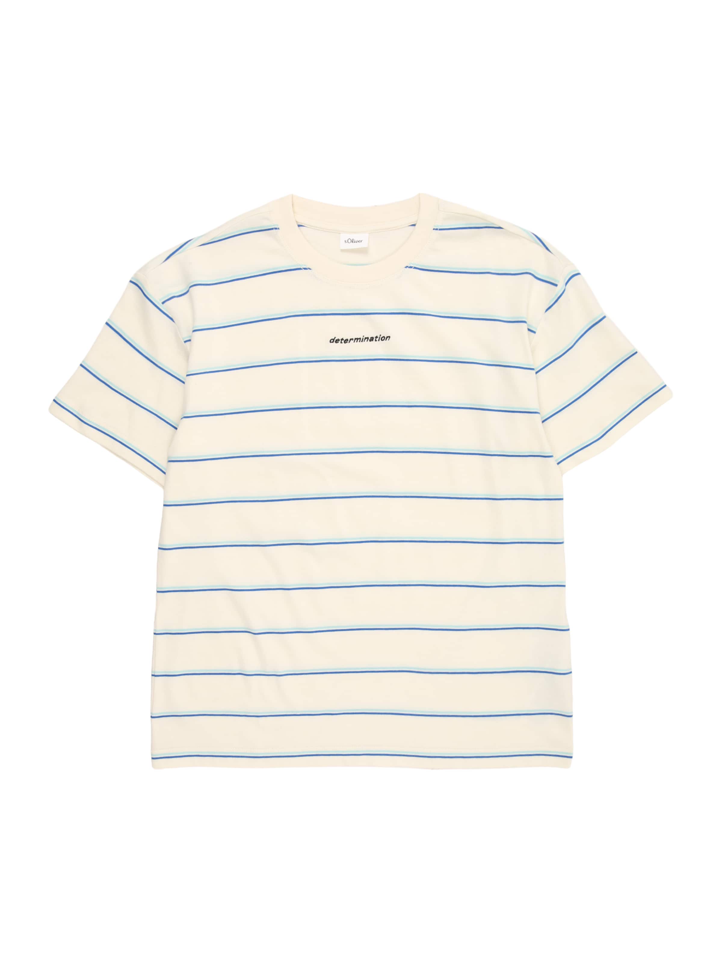 s.Oliver Μπλουζάκι σε μπεζ: μπροστά