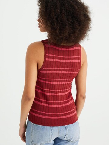 Tops en tricot WE Fashion en rouge