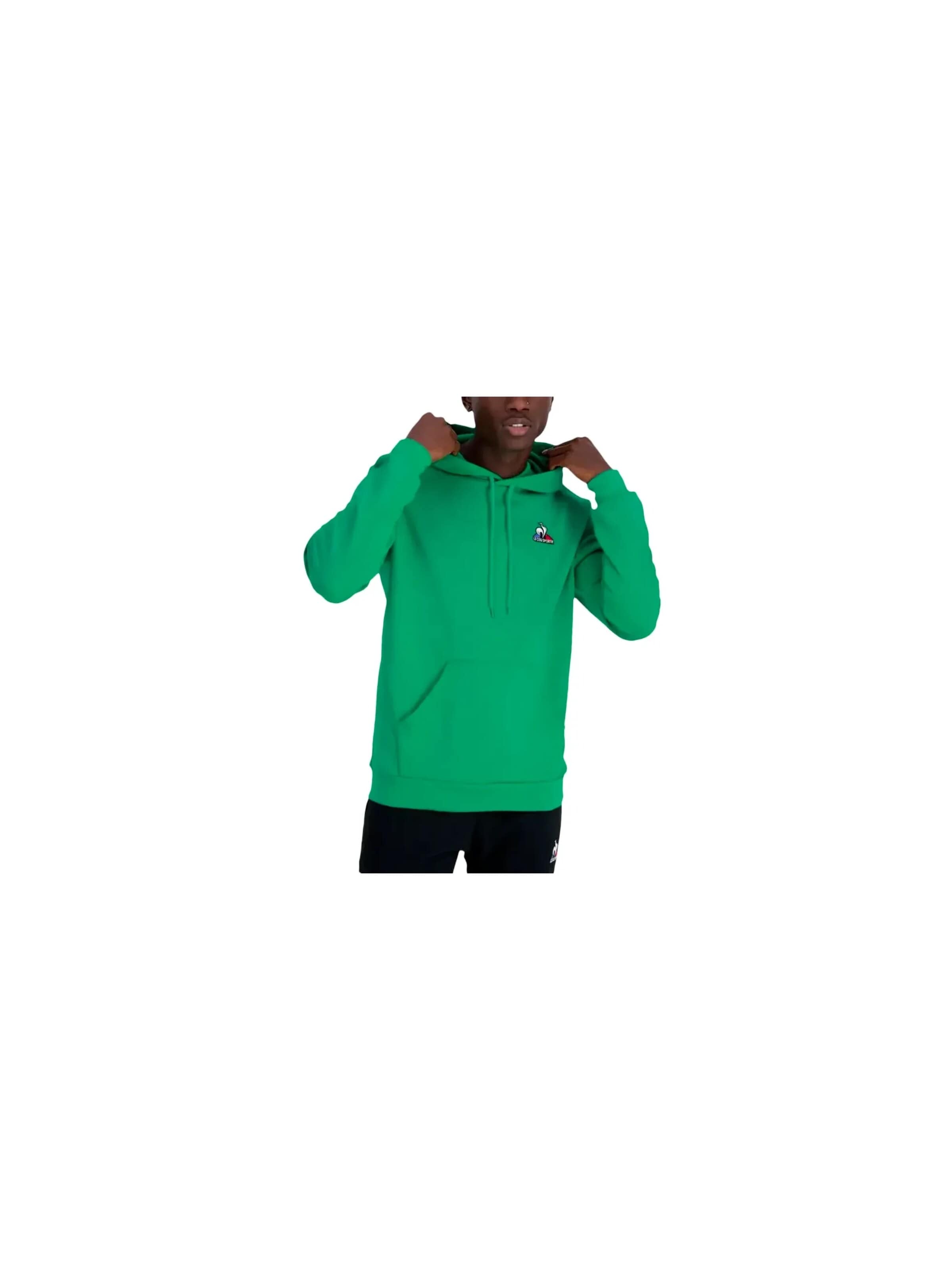 Sweat-shirt 'Essentiels N2' LE COQ SPORTIF en vert : devant