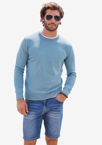 H.I.S Sweater in Blue: front