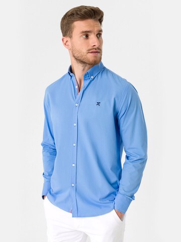 Regular fit Camicia di Jacey Quinn in blu