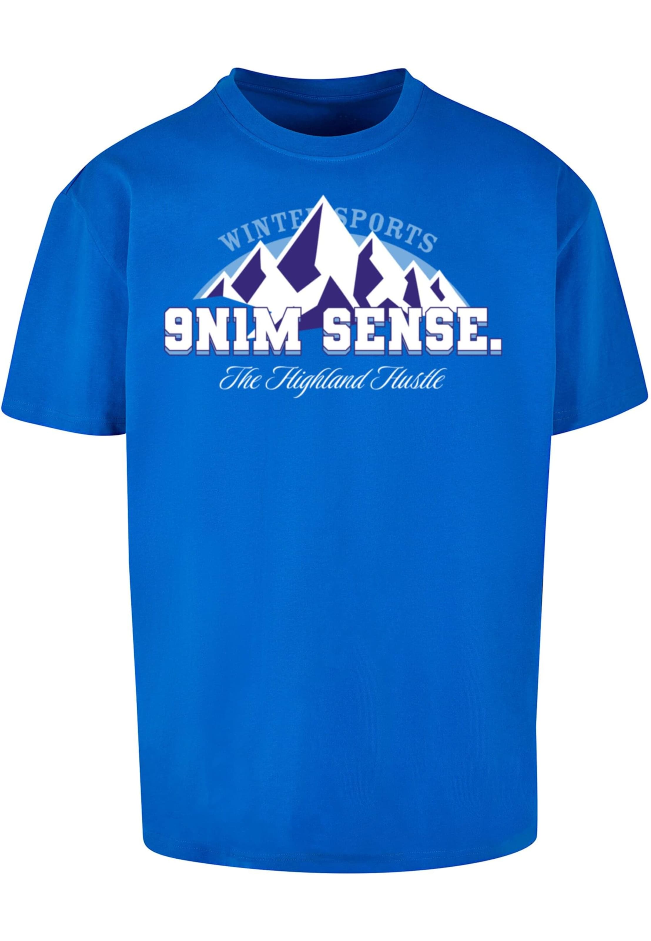Maglietta 'Winter Sports' di 9N1M SENSE in blu: frontale
