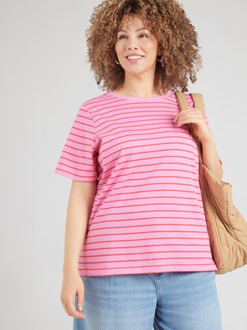 purpurinė ONLY Carmakoma Marškinėliai 'CARBLOOM': priekis