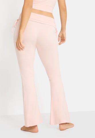 Flared Leggings di LSCN by LASCANA in rosa