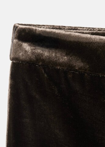 MANGO Flared Pants in Brown