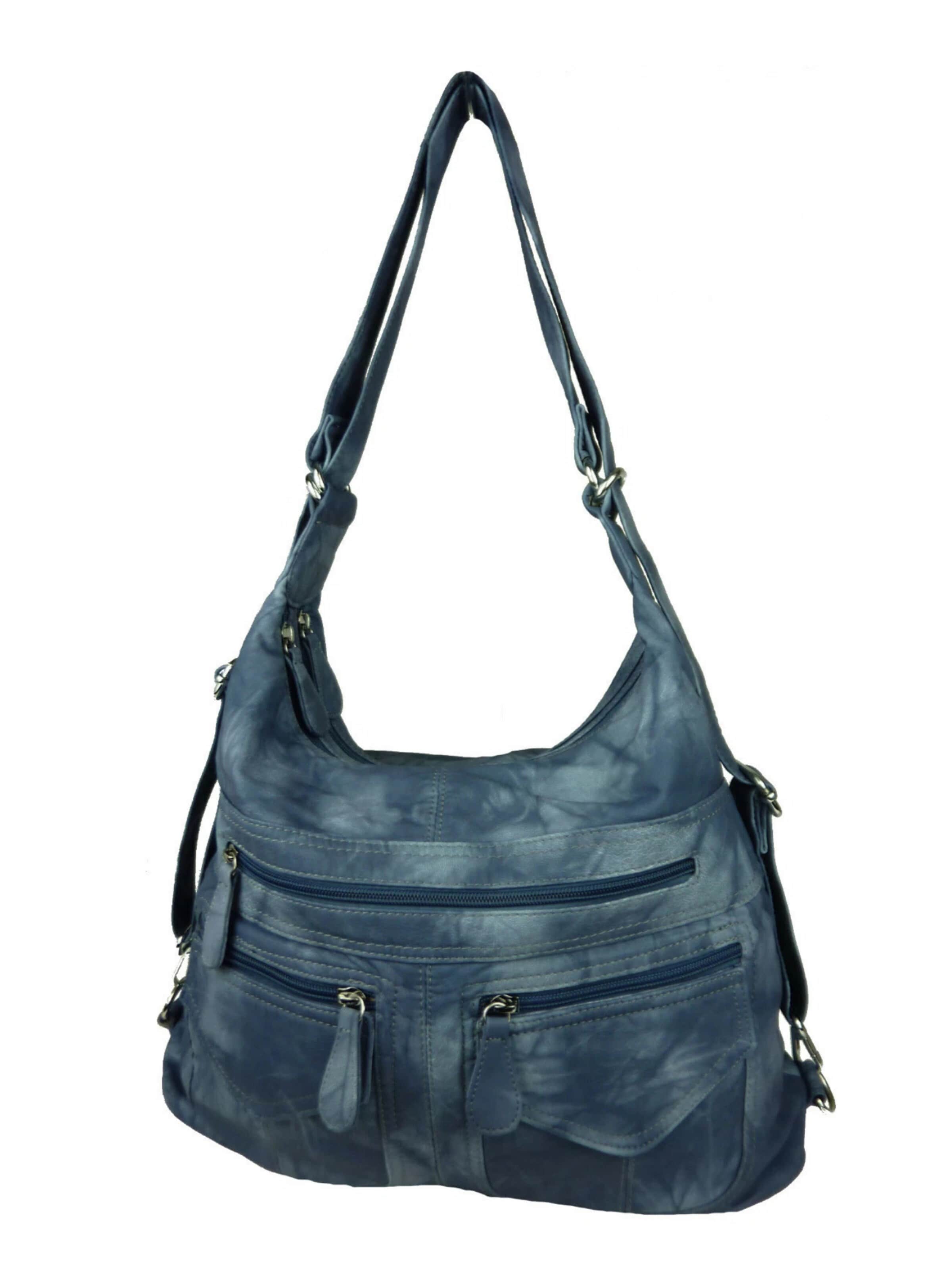 Zaino '2in1 Rucksacktasche' di Kumixi in blu: frontale