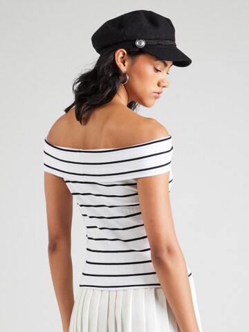 Haut 'PCMARGO' PIECES en blanc
