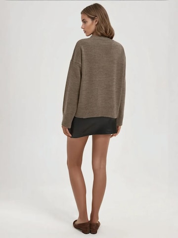 Hiccup Sweter w kolorze brązowy