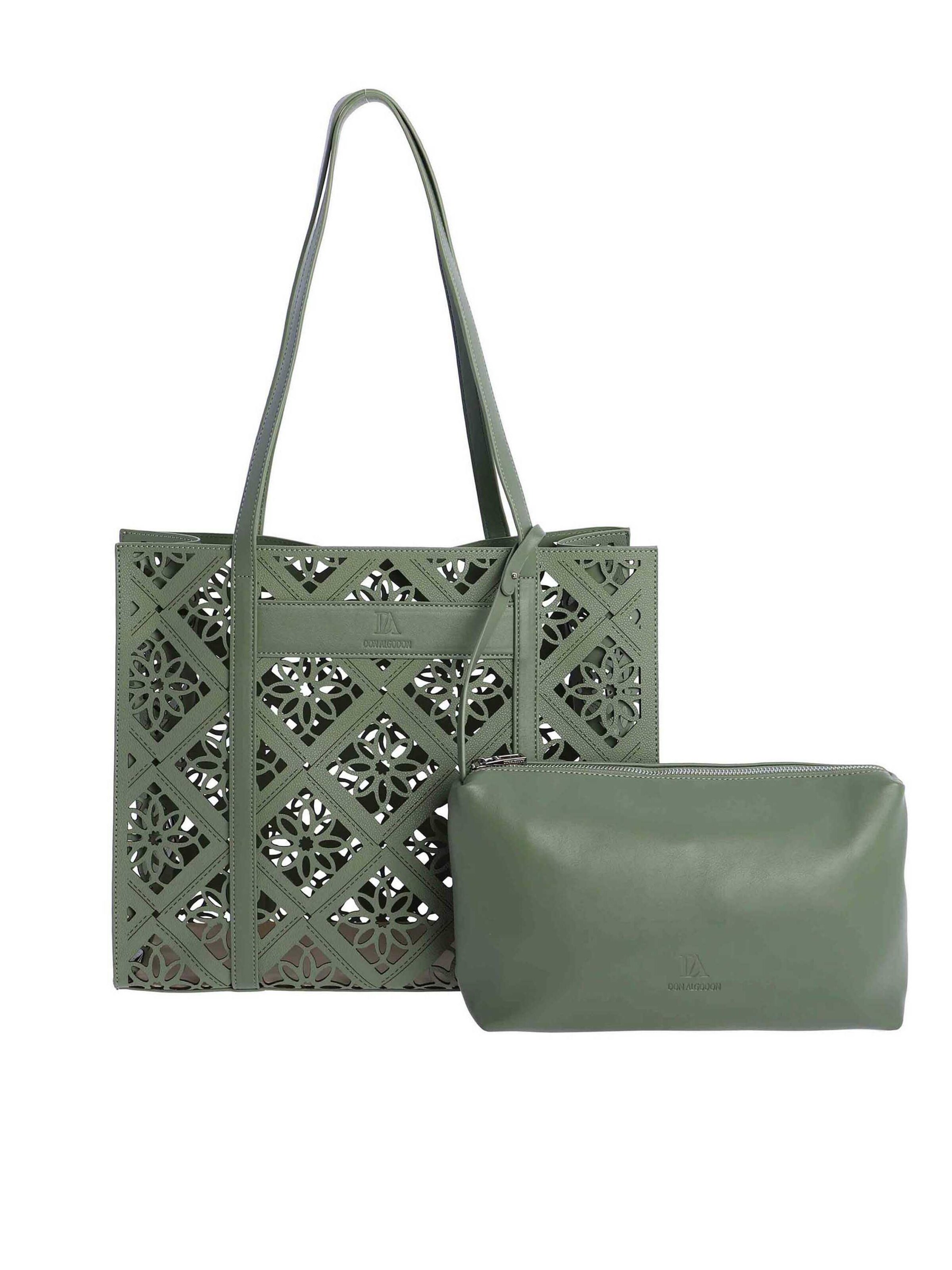 Don Algodon - Bolso de hombro 'Arousa' en verde