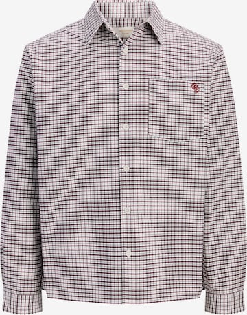 ruda JACK & JONES Patogus modelis Marškiniai 'Frederiksberg': priekis