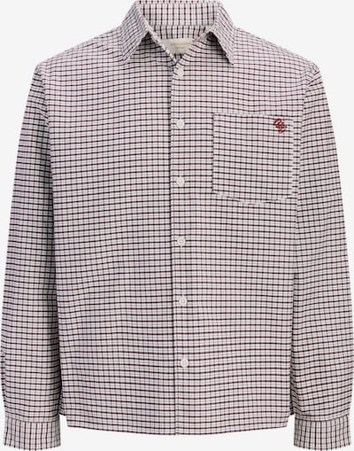 L dydžio Marškiniai 'Frederiksberg' iš JACK & JONES, spalva – ruda / balta, Prekių apžvalga