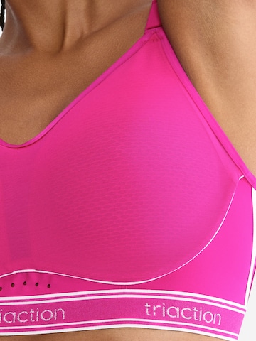 Triumph Triaction Bralette Bra 'Cardio Breeze' in Pink