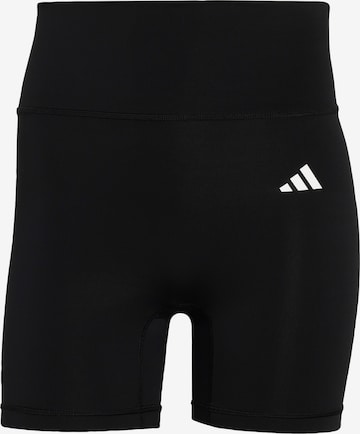 ADIDAS PERFORMANCE Sportbroek 'Optime Essentials' in Zwart: voorkant