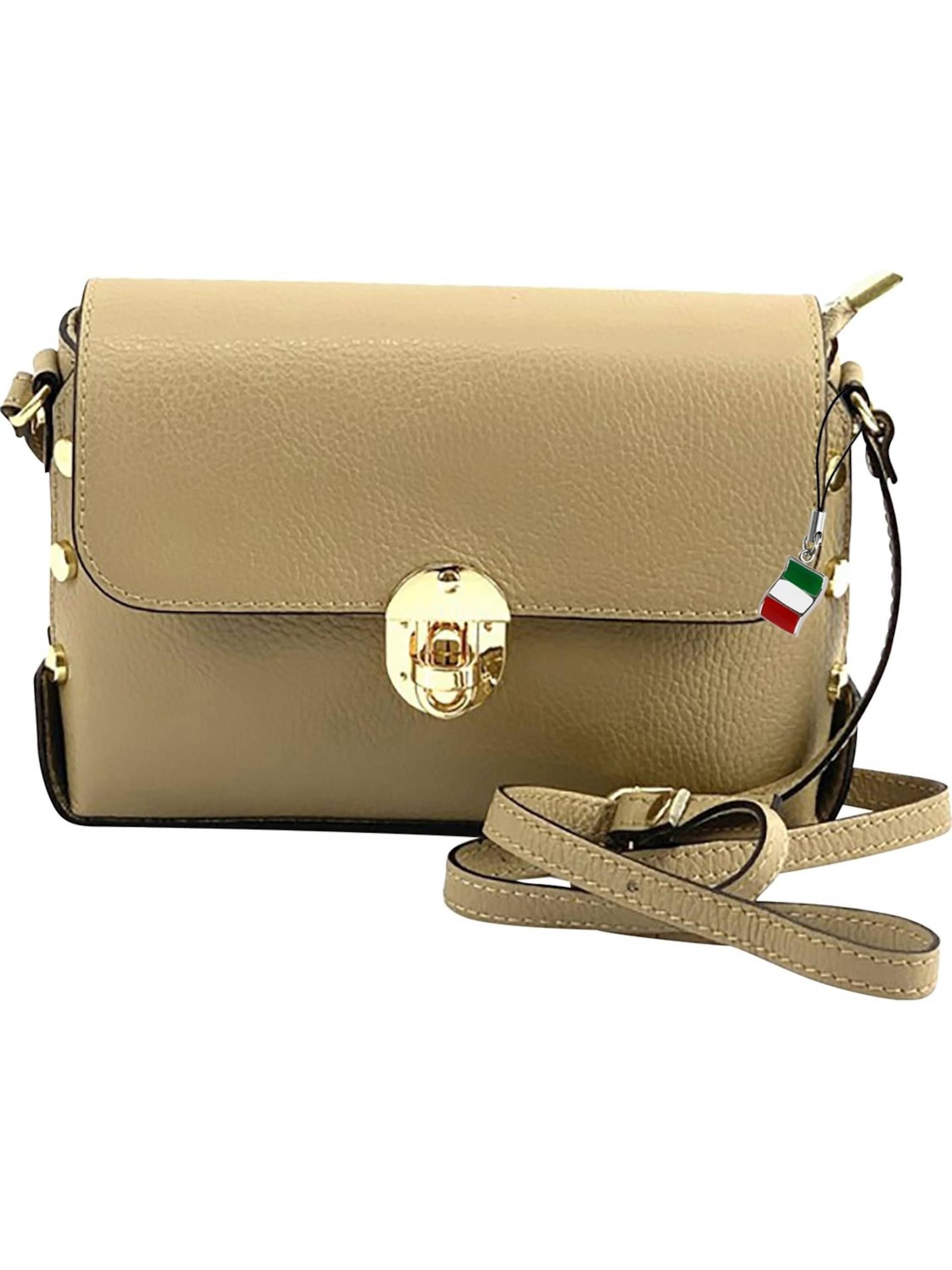 Florence Schoudertas in Beige: voorkant