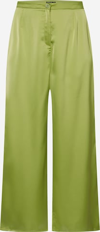 Pantalon Nasty Gal Plus en vert : devant