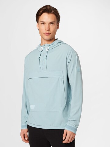 ADIDAS GOLF Athletic Jacket in Blue: front