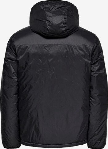 Only & Sons Between-Season Jacket 'TREK' in Black