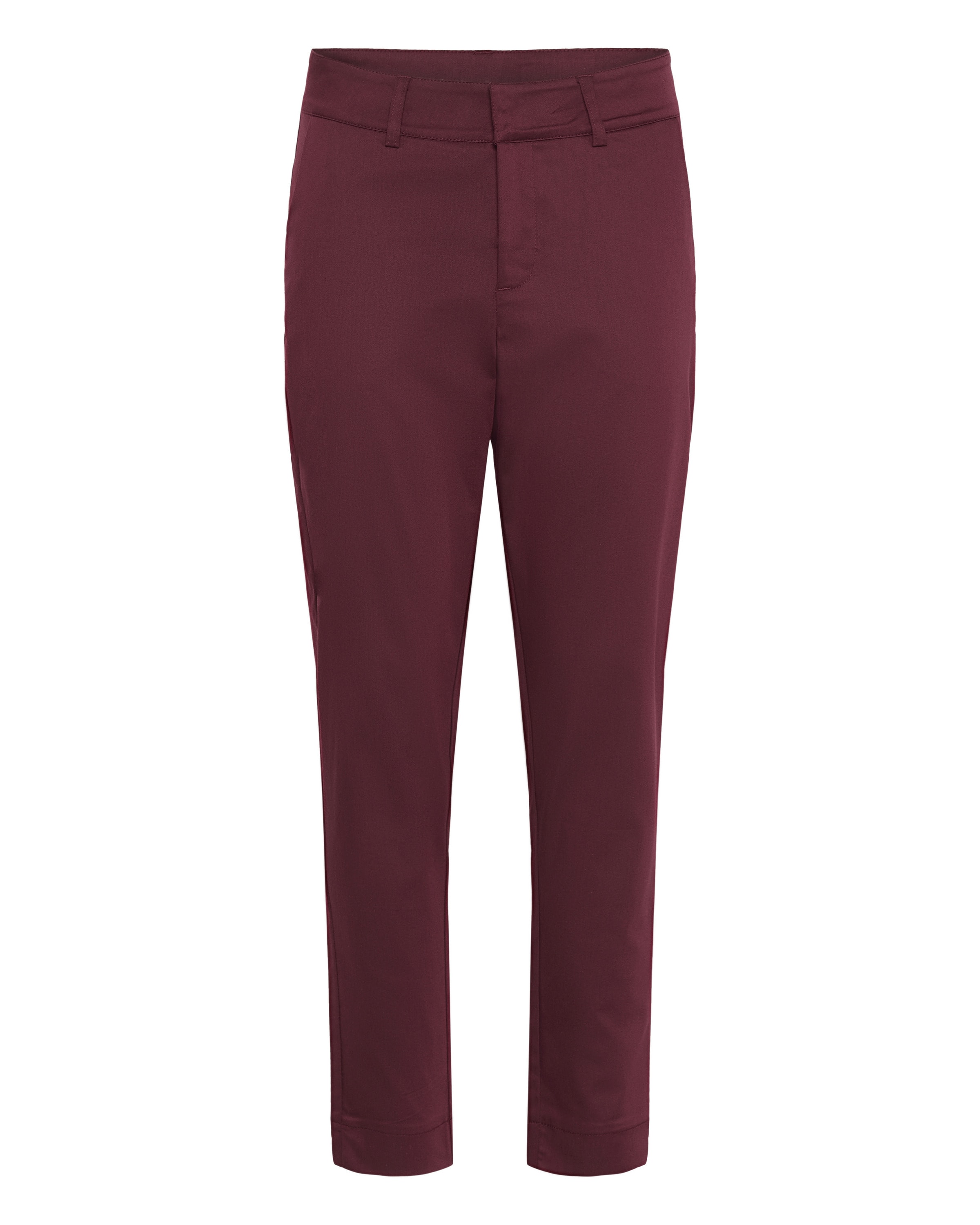 Kaffe Slimfit Chino kalhoty 'Lea' – červená: přední strana