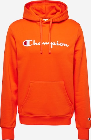 Felpa di Champion Authentic Athletic Apparel in arancione: frontale
