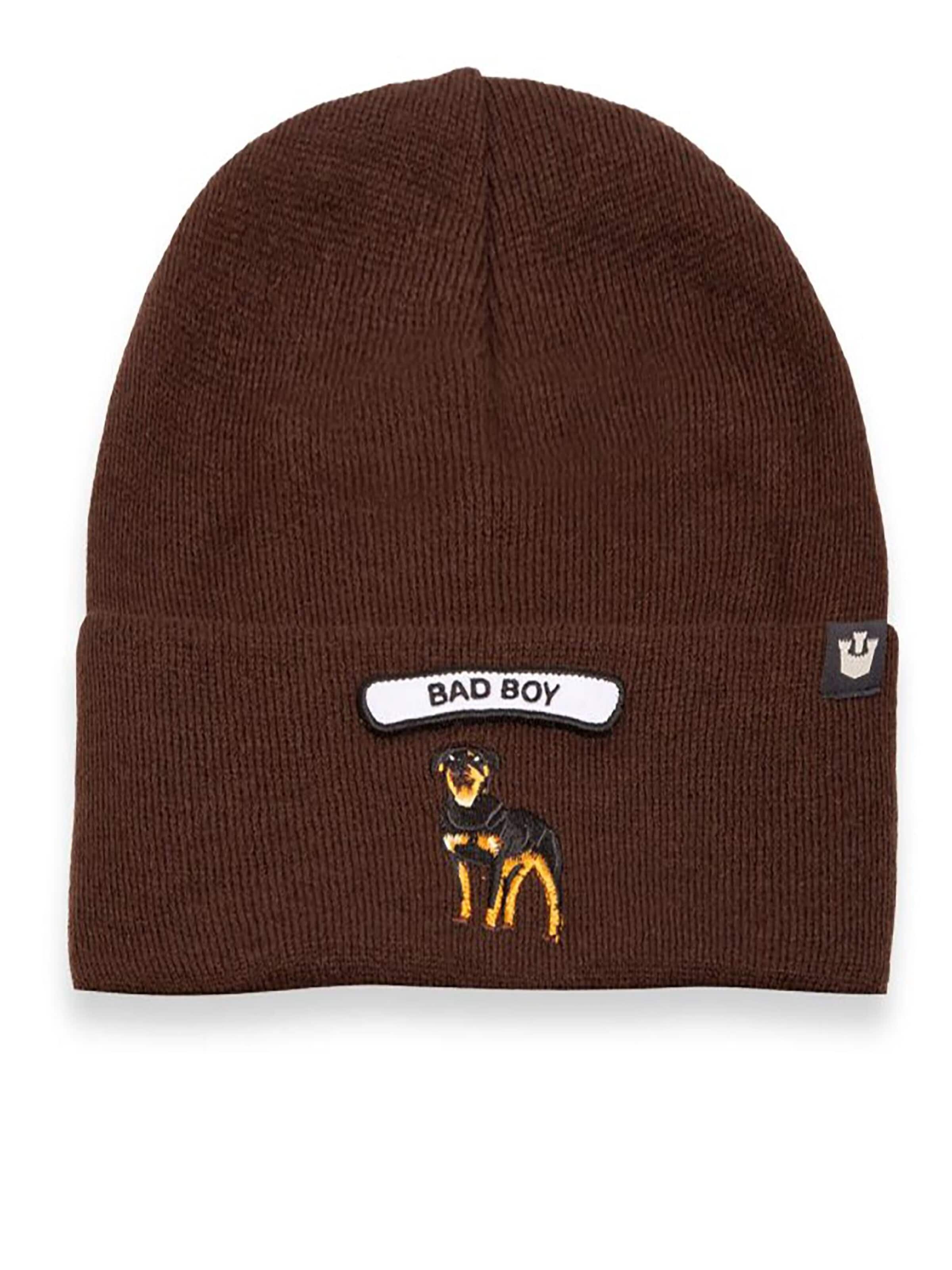 GOORIN Bros. Beanie 'Bad Boy' in Brown: front