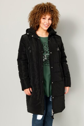 MIAMODA Winter Jacket in Black: front