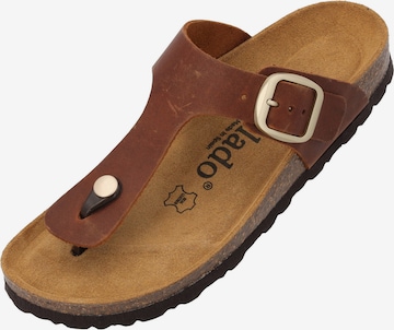 Palado Zehentrenner 'Kos Denka' in Braun: Vorderseite