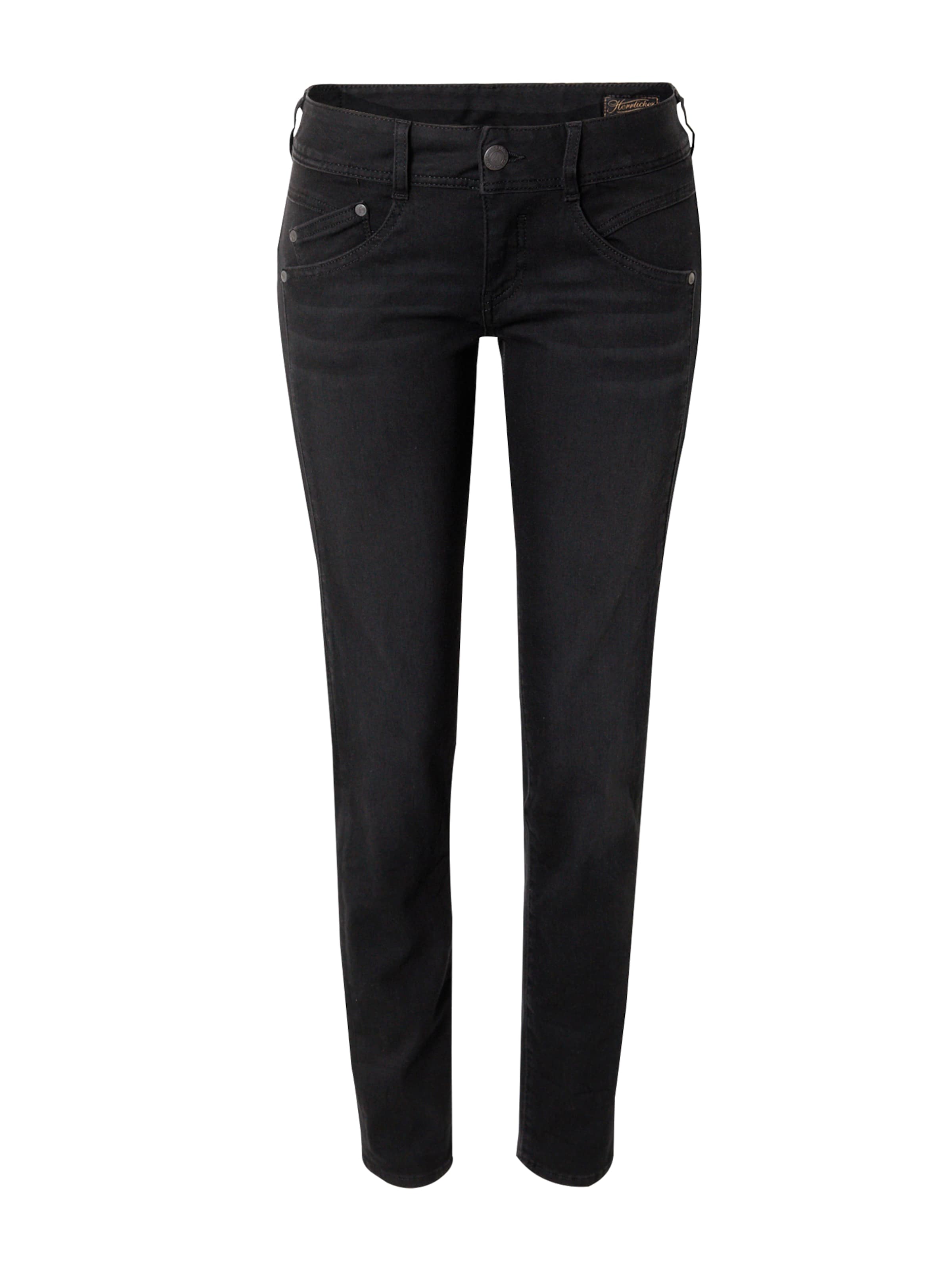 Herrlicher Slim fit Jeans 'Gila' in Black: front