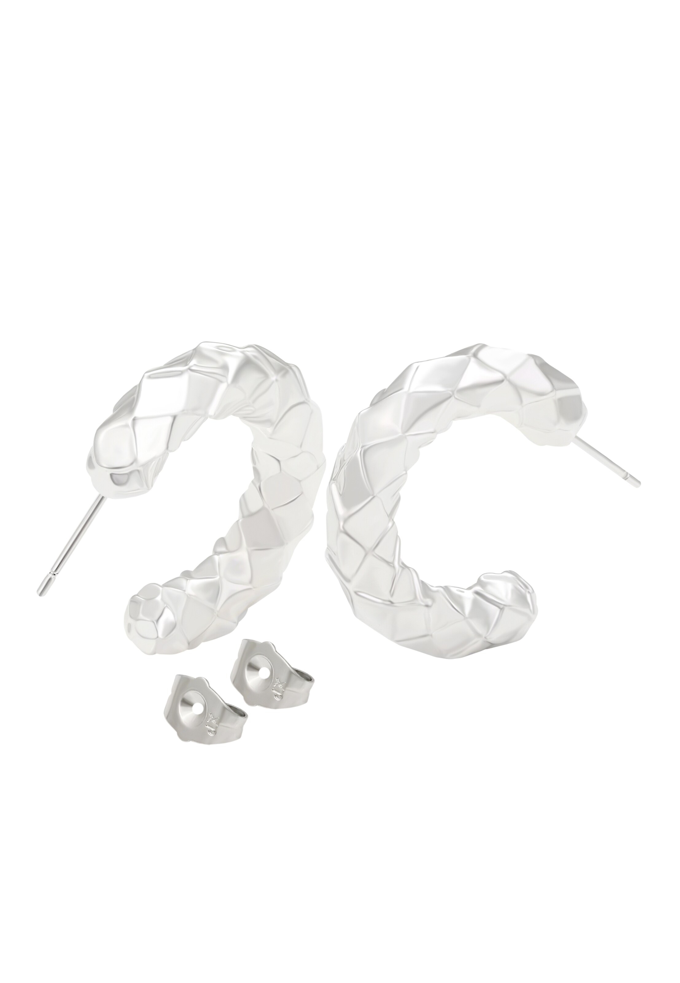 Boucles d'oreilles faina en argent