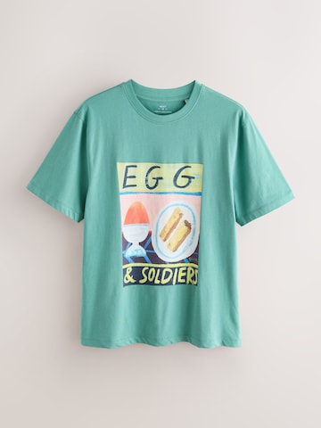 Next Kratka pižama 'Frankie Thorpe' | zelena barva