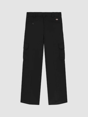 DICKIES Свободный крой Брюки-карго в Черный
