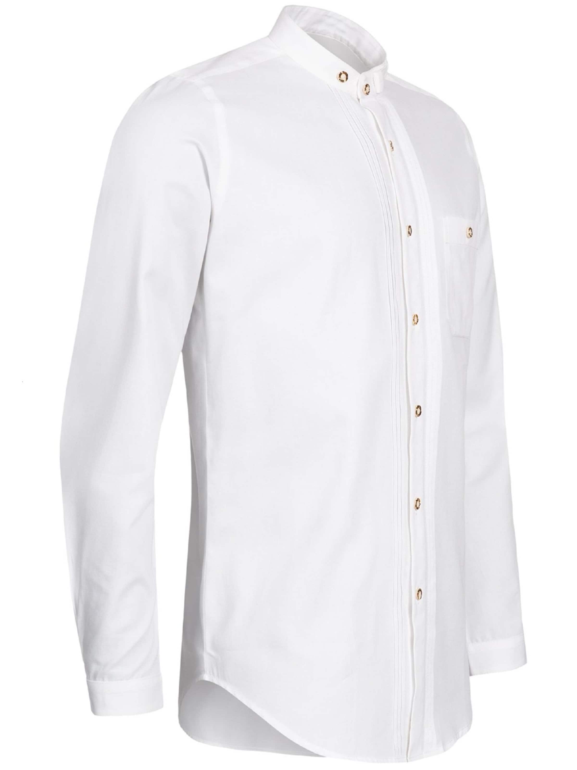 STOCKERPOINT Trachtenshirt 'Fredi'‌‌‌‌‌‌‌‌ in Weiß