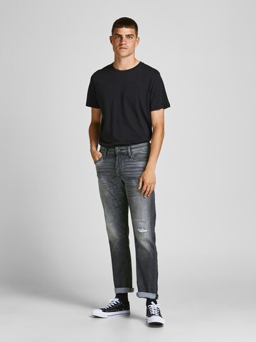 JACK & JONES Slim fit Jeans 'Mike' in Grey