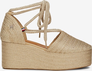 Sandales 'Braided' TOMMY HILFIGER en or