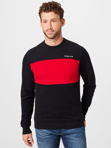 Petrol Industries Sweatshirt i svart: forside