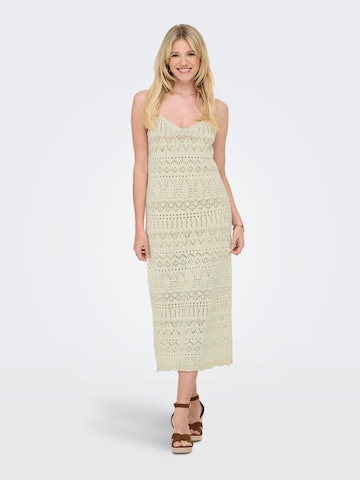 ONLY Gebreide jurk 'ONLAvina' in Beige