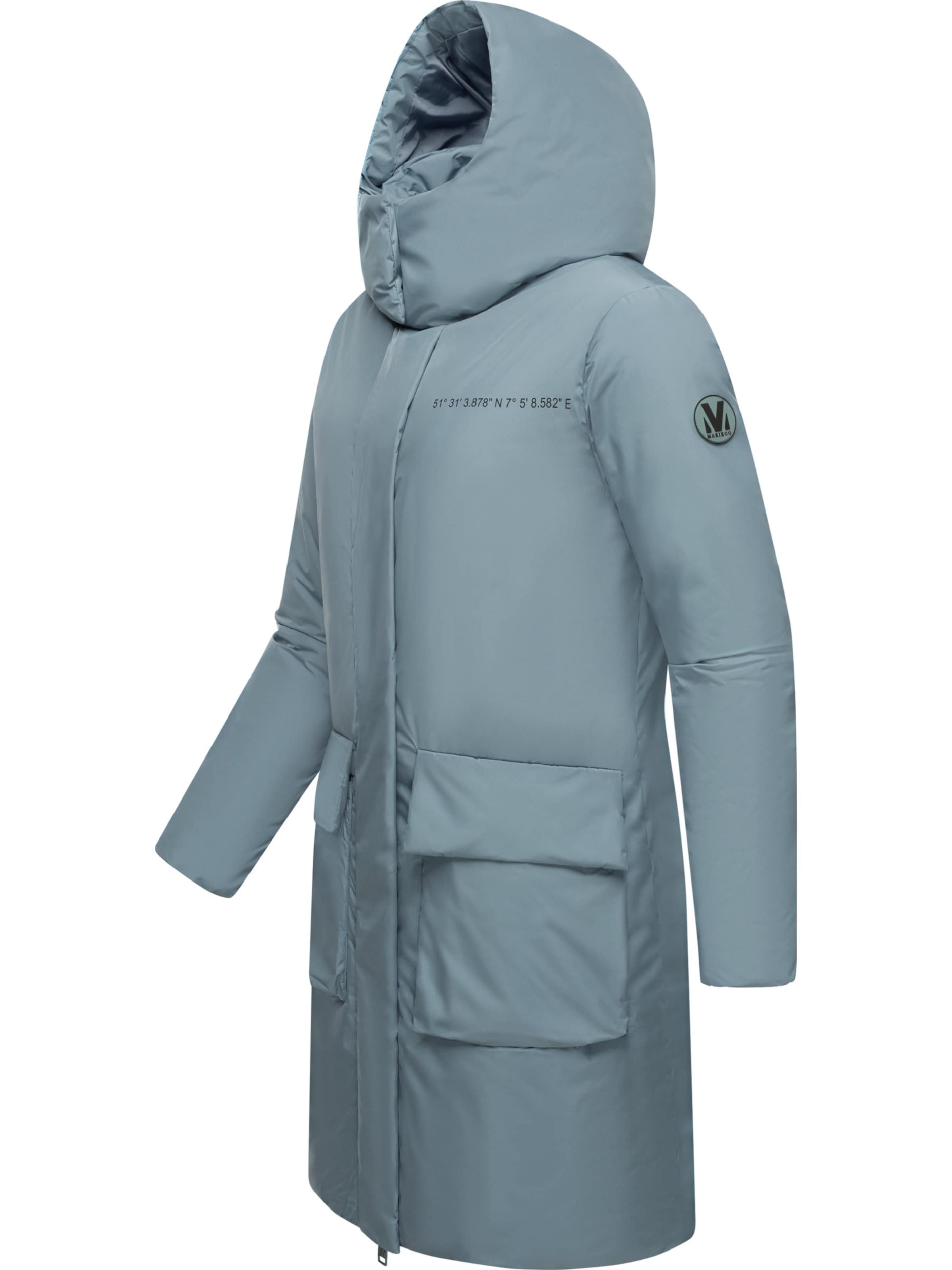 MARIKOO Vinterfrakke 'Nanami 16' i blå