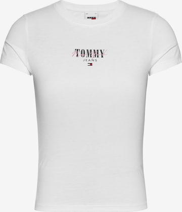 Tommy Jeans Curve Shirt 'Essential' in Weiß: predná strana