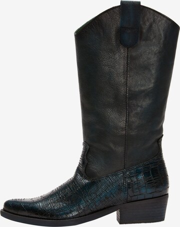 FELMINI Cowboy Boots 'West D558' in Blue