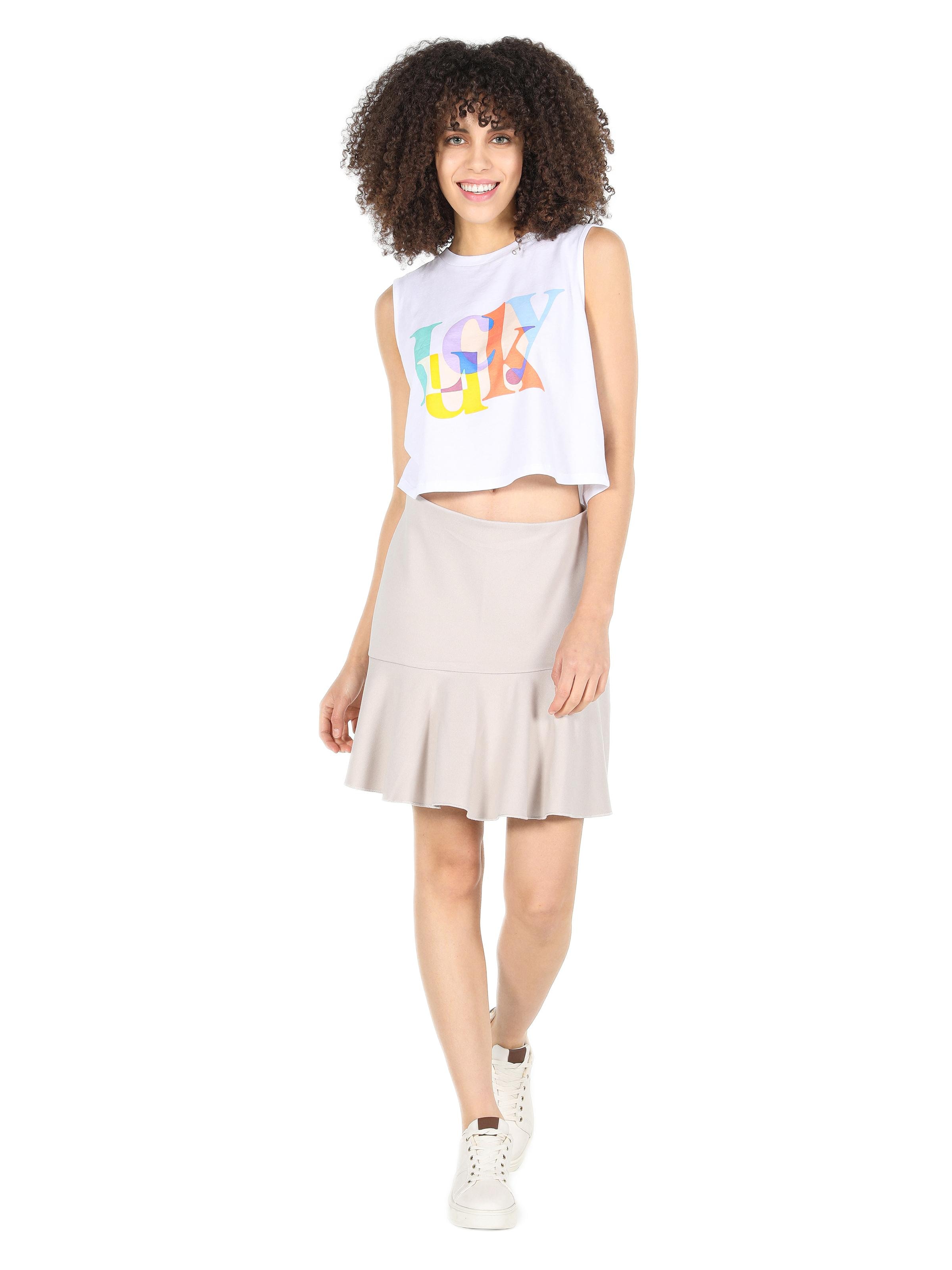 Colin's Rok in Beige