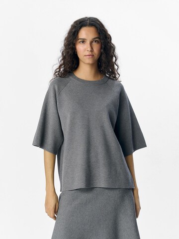 Pull-over 'OBJReynard' OBJECT en gris : devant