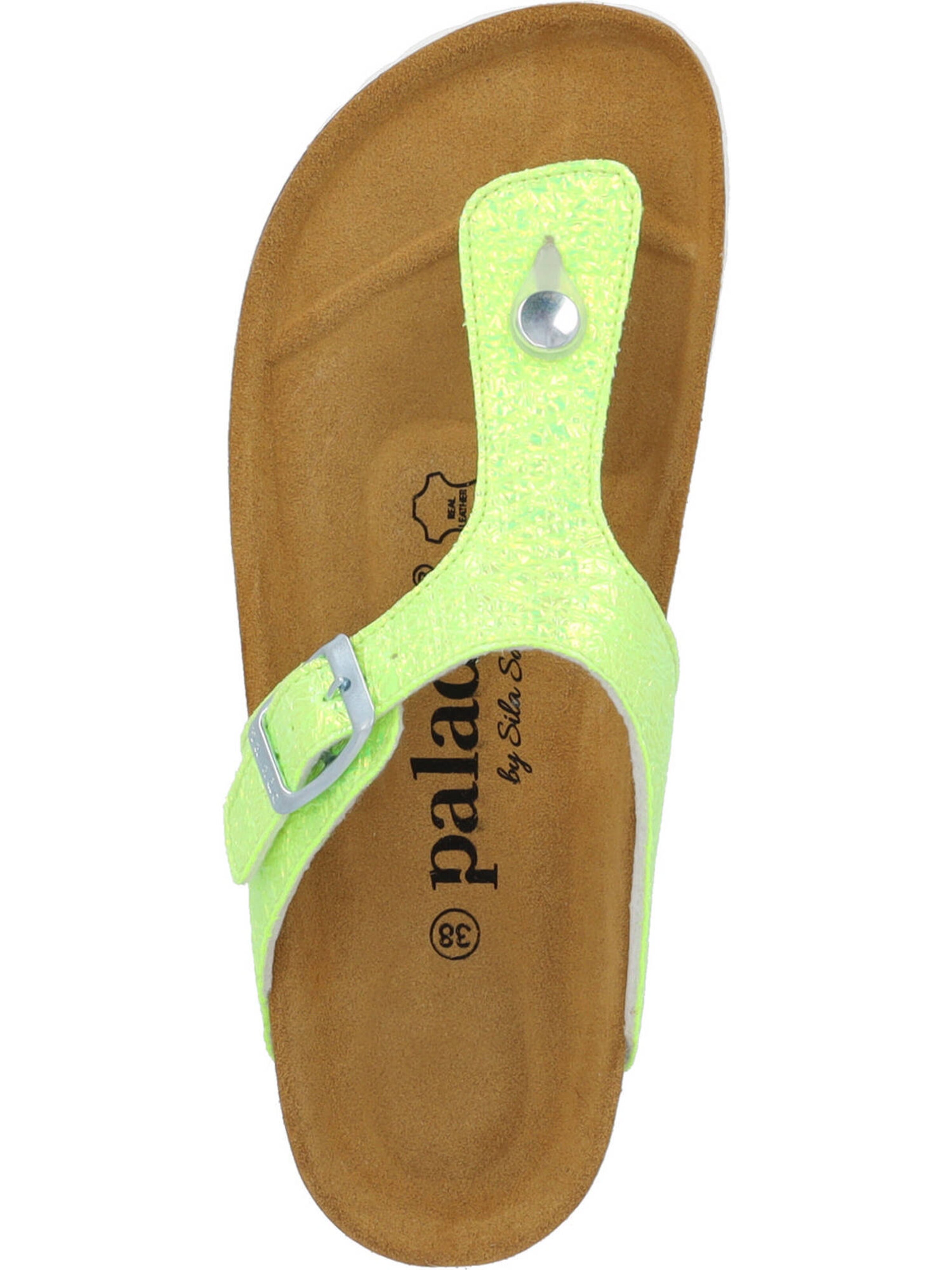 Palado by Sila Sahin T-bar sandals 'Kos Disco' in Green