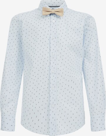 Coupe regular Chemise WE Fashion en bleu : devant