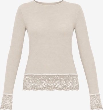 SASSYCLASSY T-shirt i beige: framsida