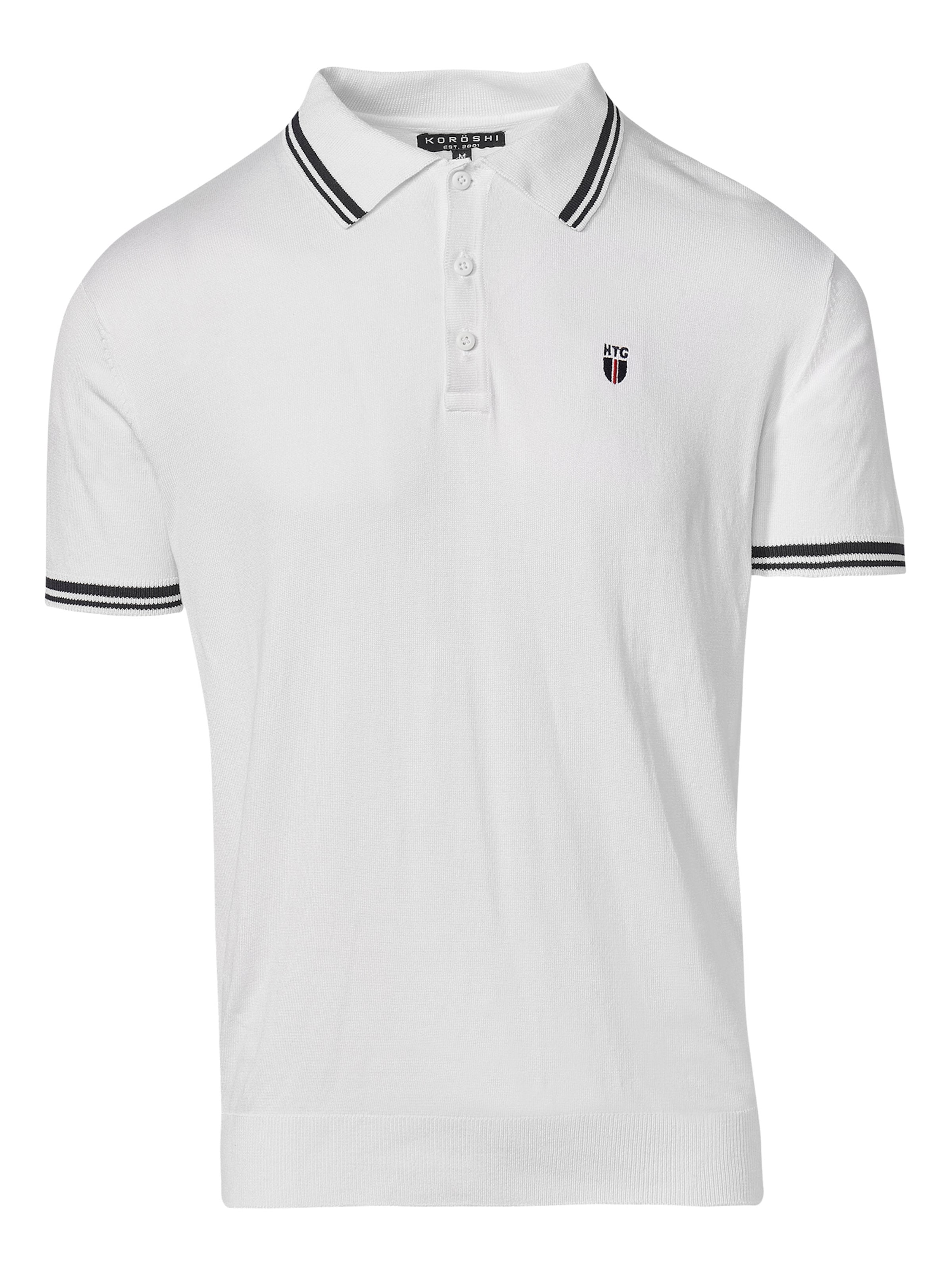 KOROSHI Tričko – bílá: přední strana