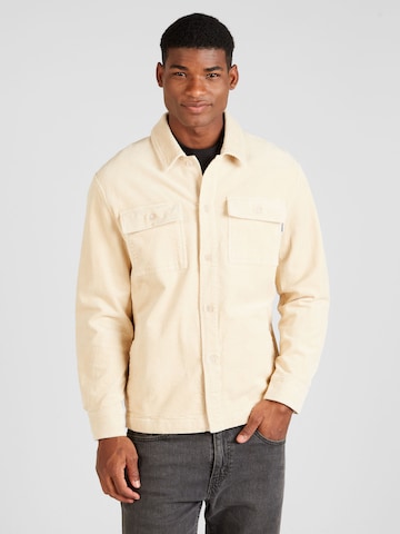 Wemoto Regular fit Overhemd in Beige: voorkant