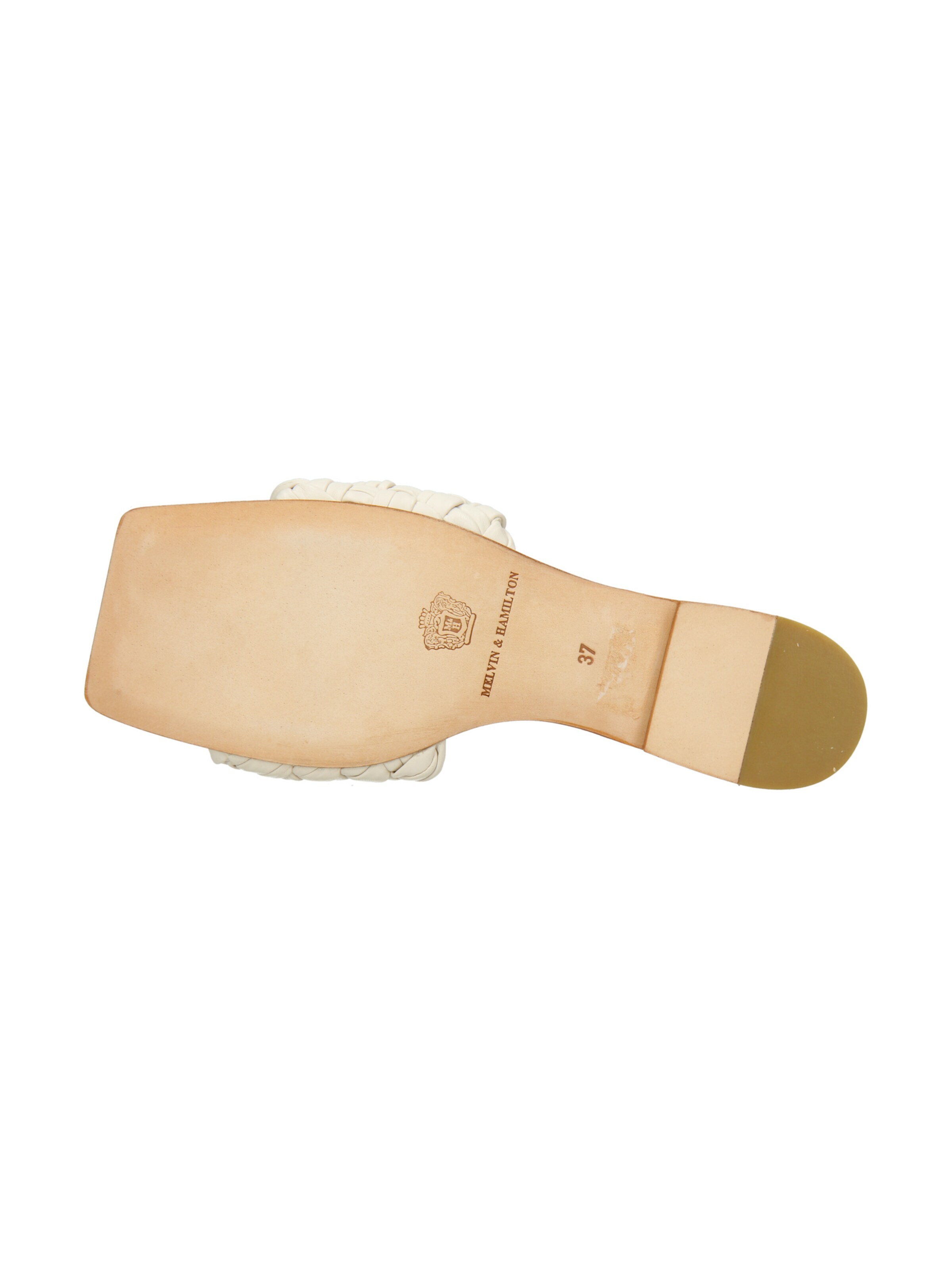 MELVIN & HAMILTON Mules 'Eglantine 1' in White
