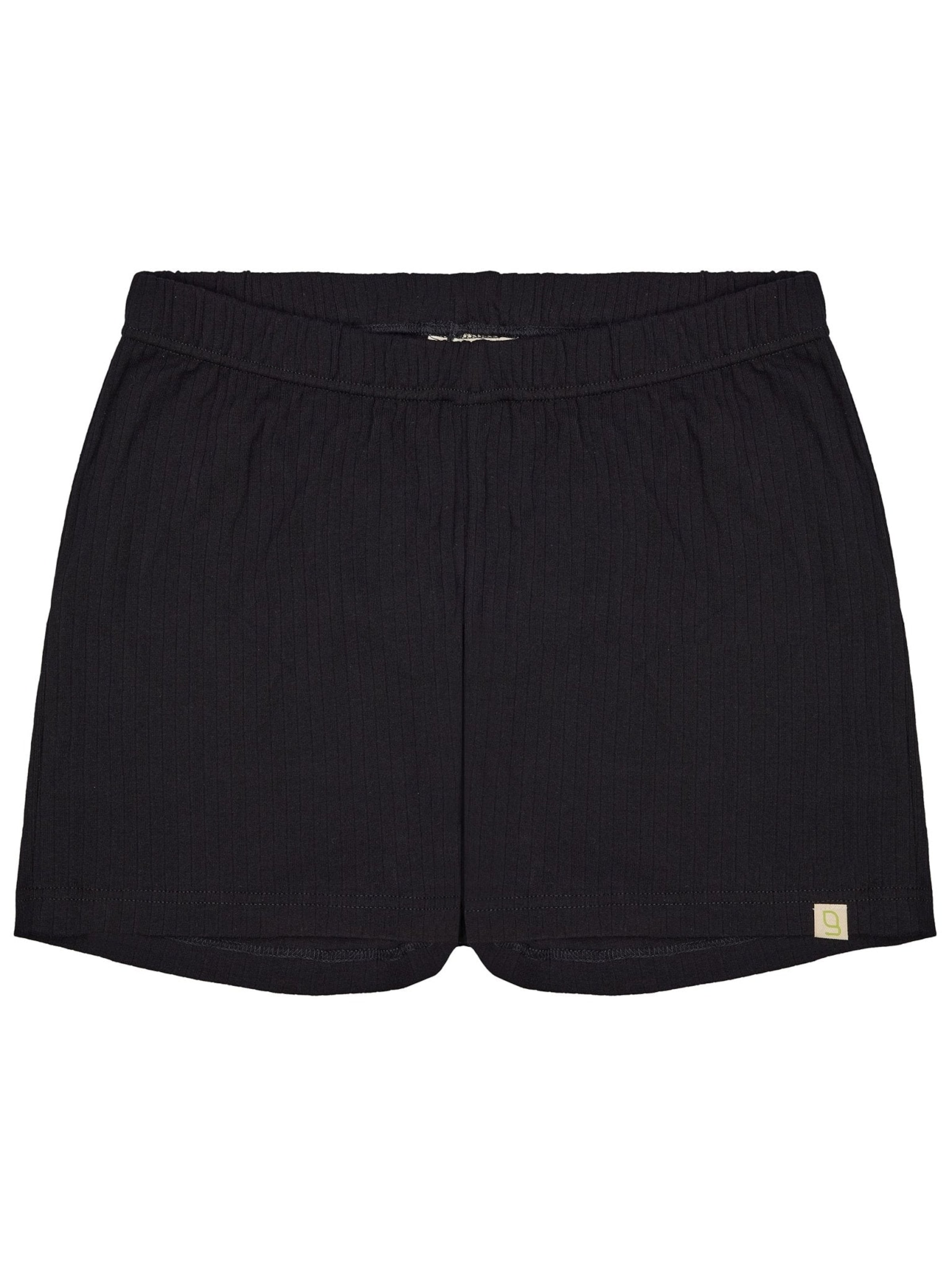 greenjama Pajama Pants in Black: front